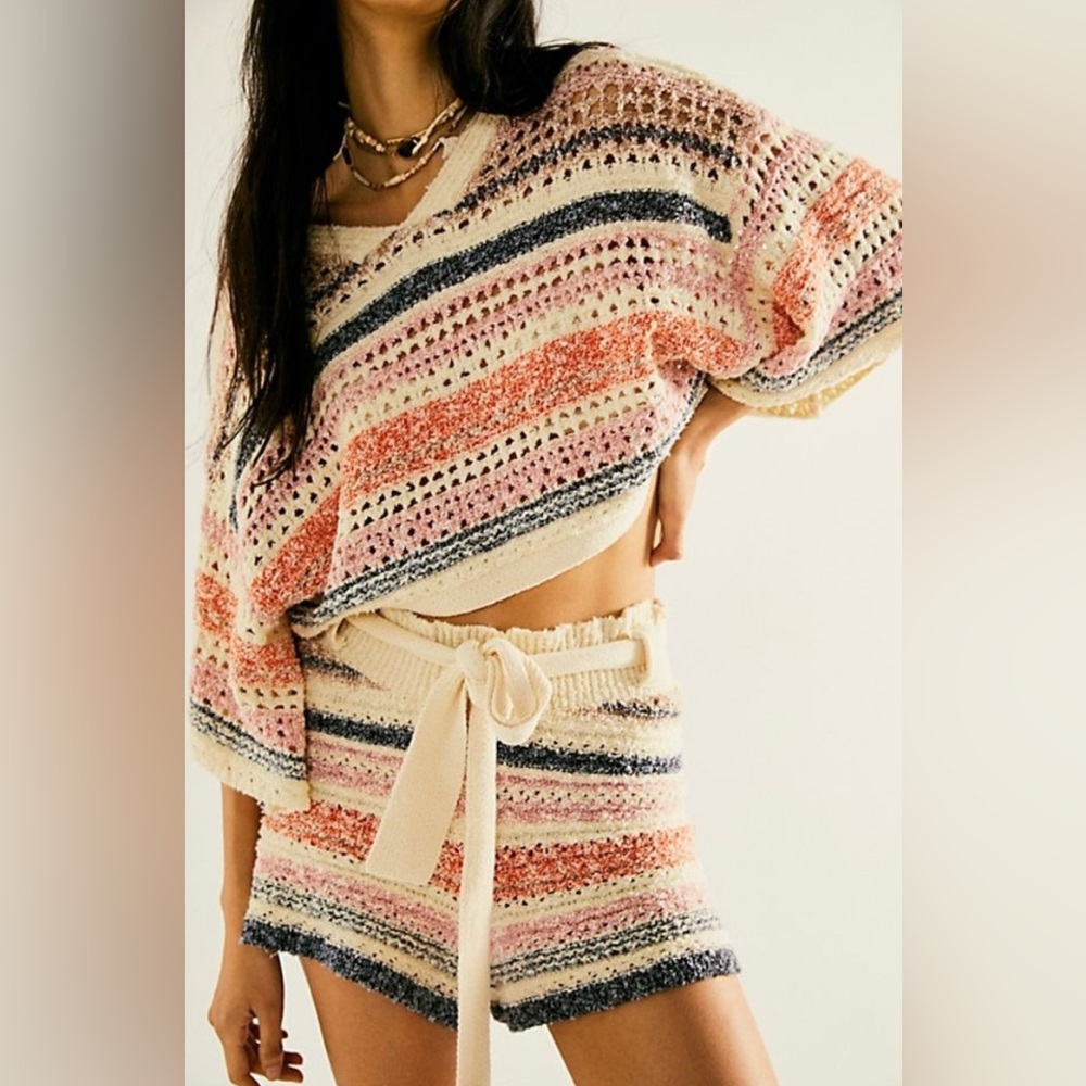 Free People Stripes For Days Set NWOT - Picture 1 of 4
